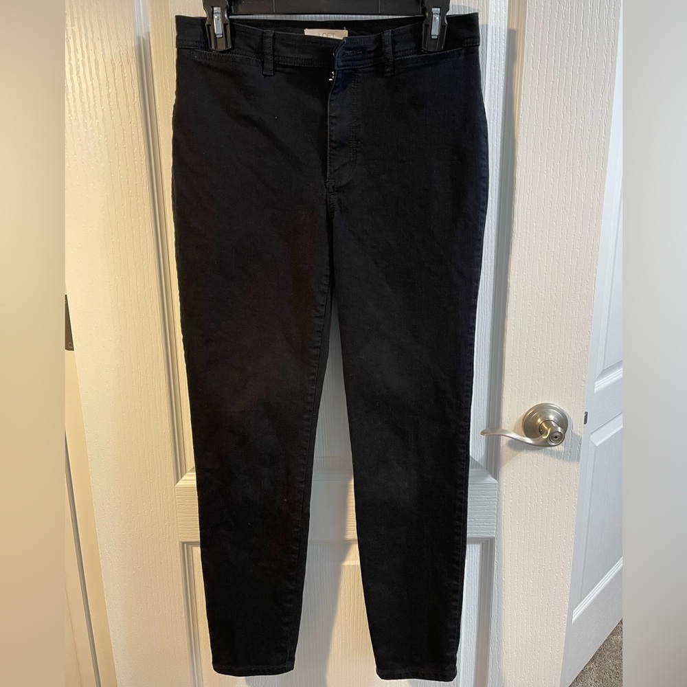 LOFT Black Twill Pants